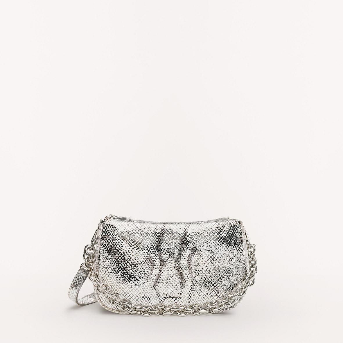 Furla Moon Shoulder Bags Silver Women South Africa AO9106247